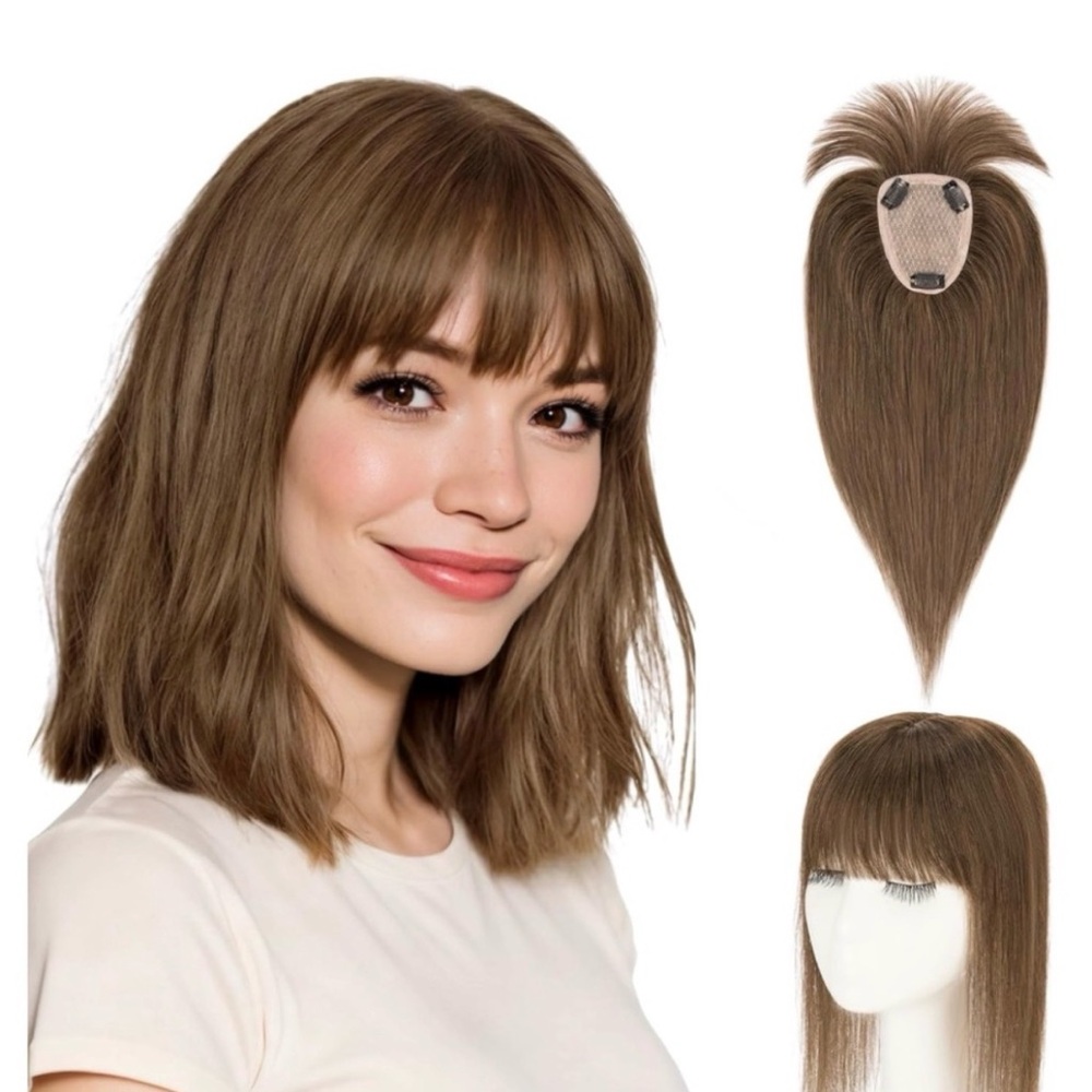 NIB Human Hair Topper